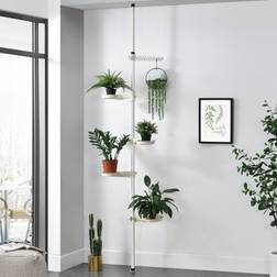 [en.casa] Pflanzregal 110-305 cm Teleskop Blumenregal